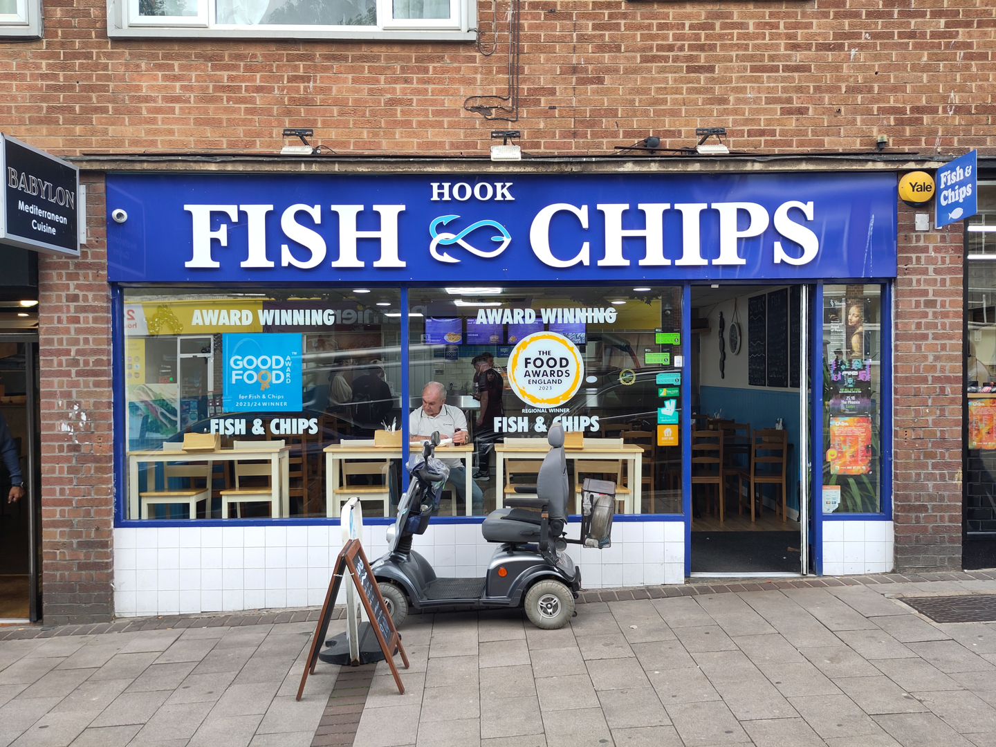 Hook Fish & Chips exterior