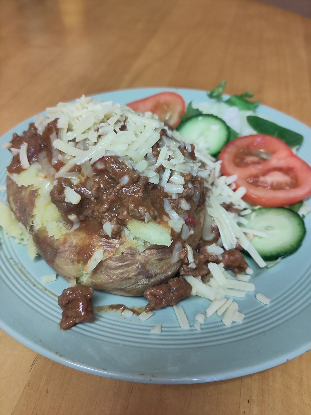 Chilli and Cheese Jacket Potato